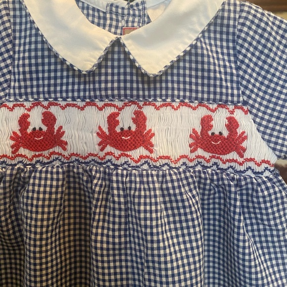 Bella Mia Kids Smocked Infant boys Shortall size size 0-3 months - Picture 10 of 16